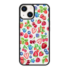 Fruit Phone Case Shockproof Protective Cherry Phone Case for iPhone 14 Plus Strawberry Phone Case