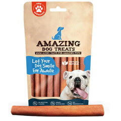 Amazing Dog Treats 6 Inch Collagen Stick - (25 Count) - Collagen Sticks for Dogs - 95% Natural Collagen Sticks for Dogs - No Hide Bones for Dogs